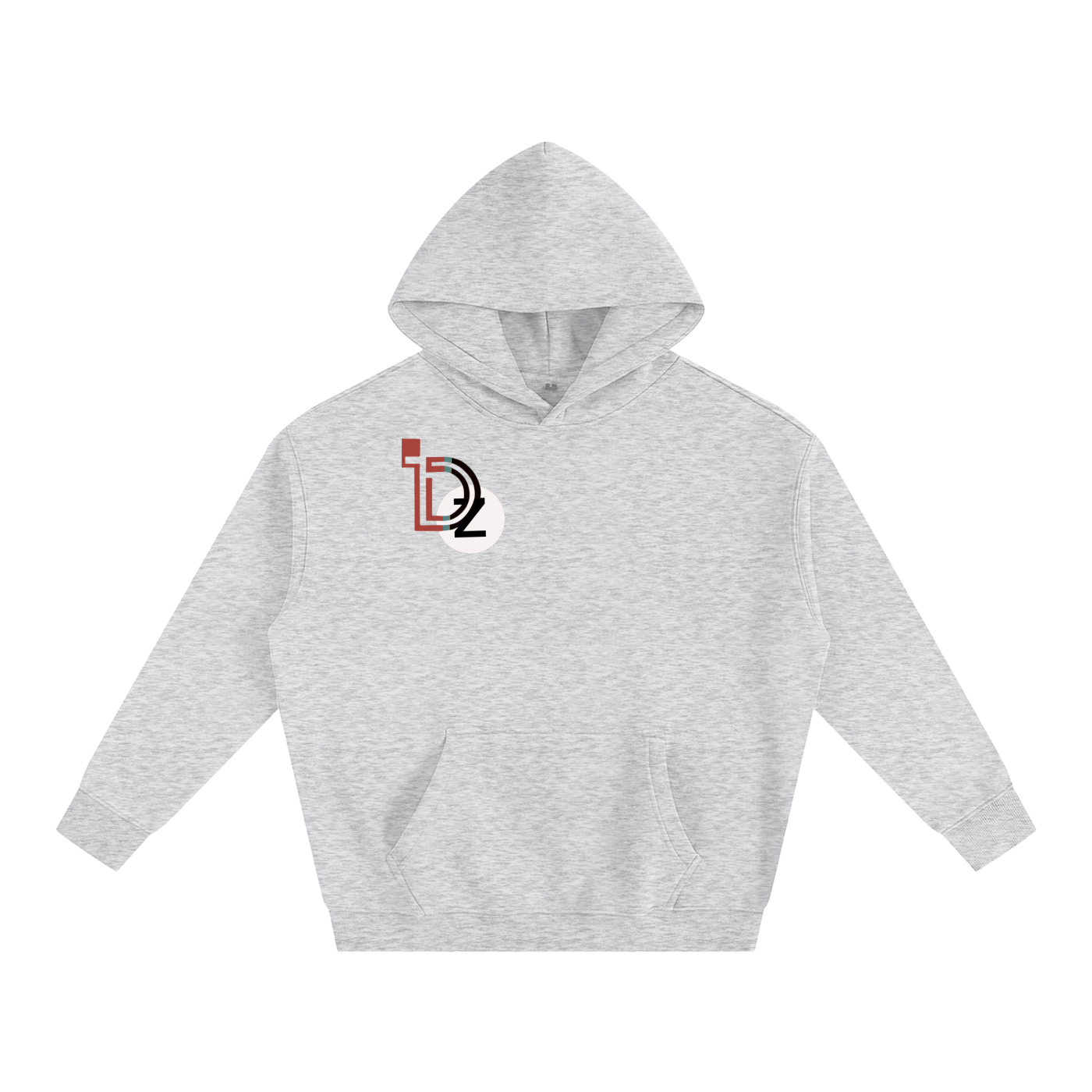 Wings above Oversize Fleeced Hoodie