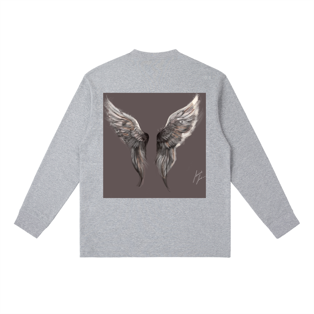 Wings Above Essential Crewneck Long-Sleeve T-Shirt