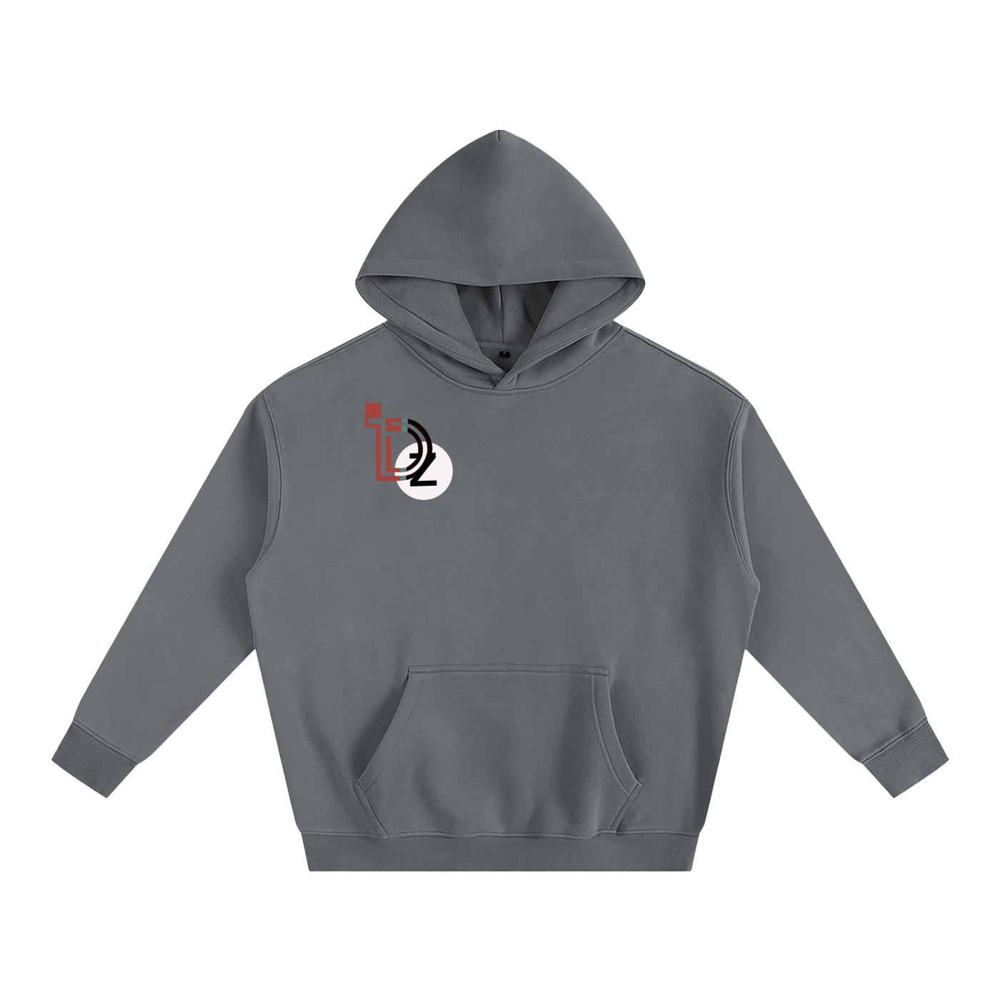HUH? Oversize Fleeced Hoodie