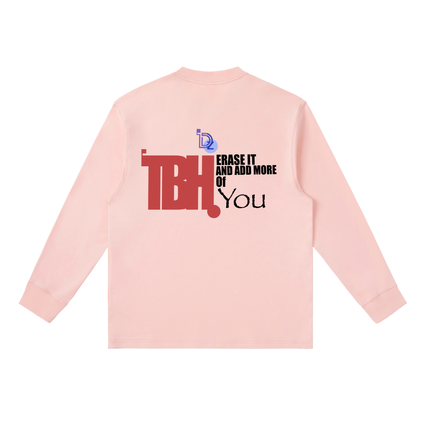To be Honest Essential Crewneck Long-Sleeve T-Shirt