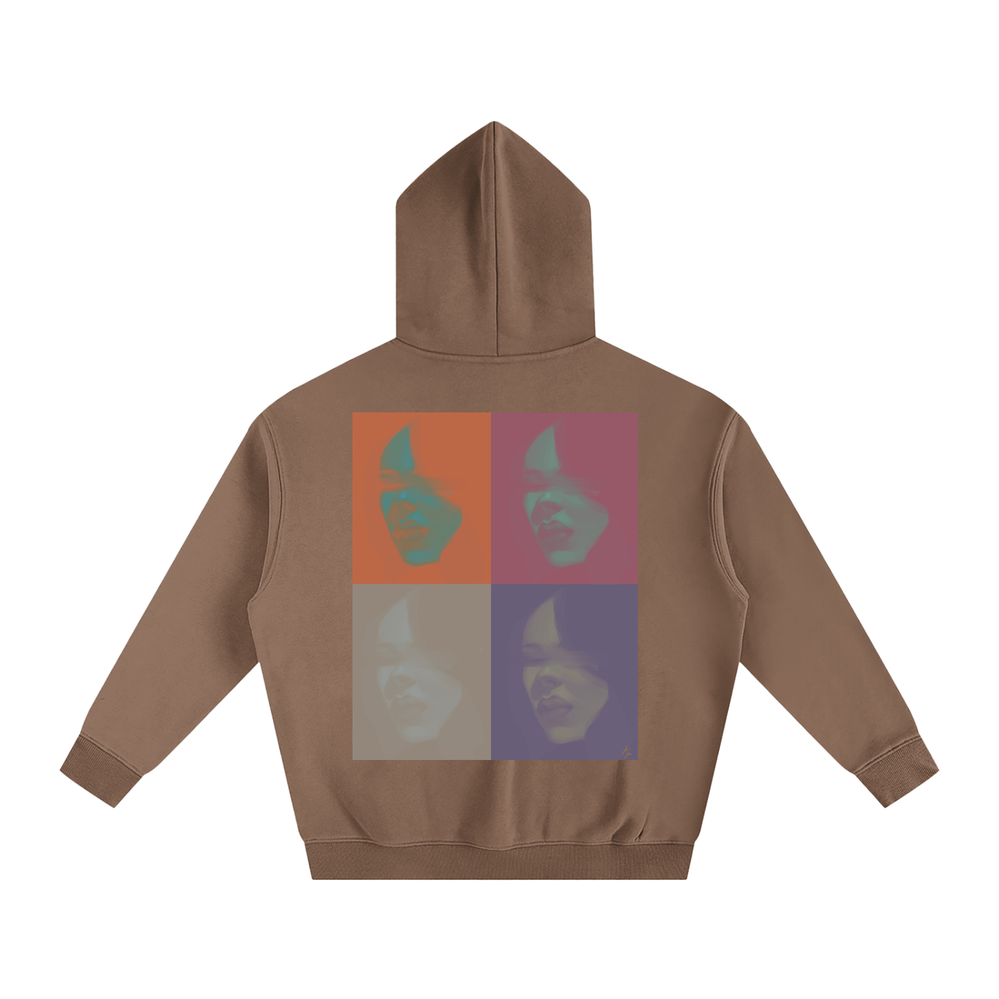 Hidden In Colors Oversize Fleeced Hoodie