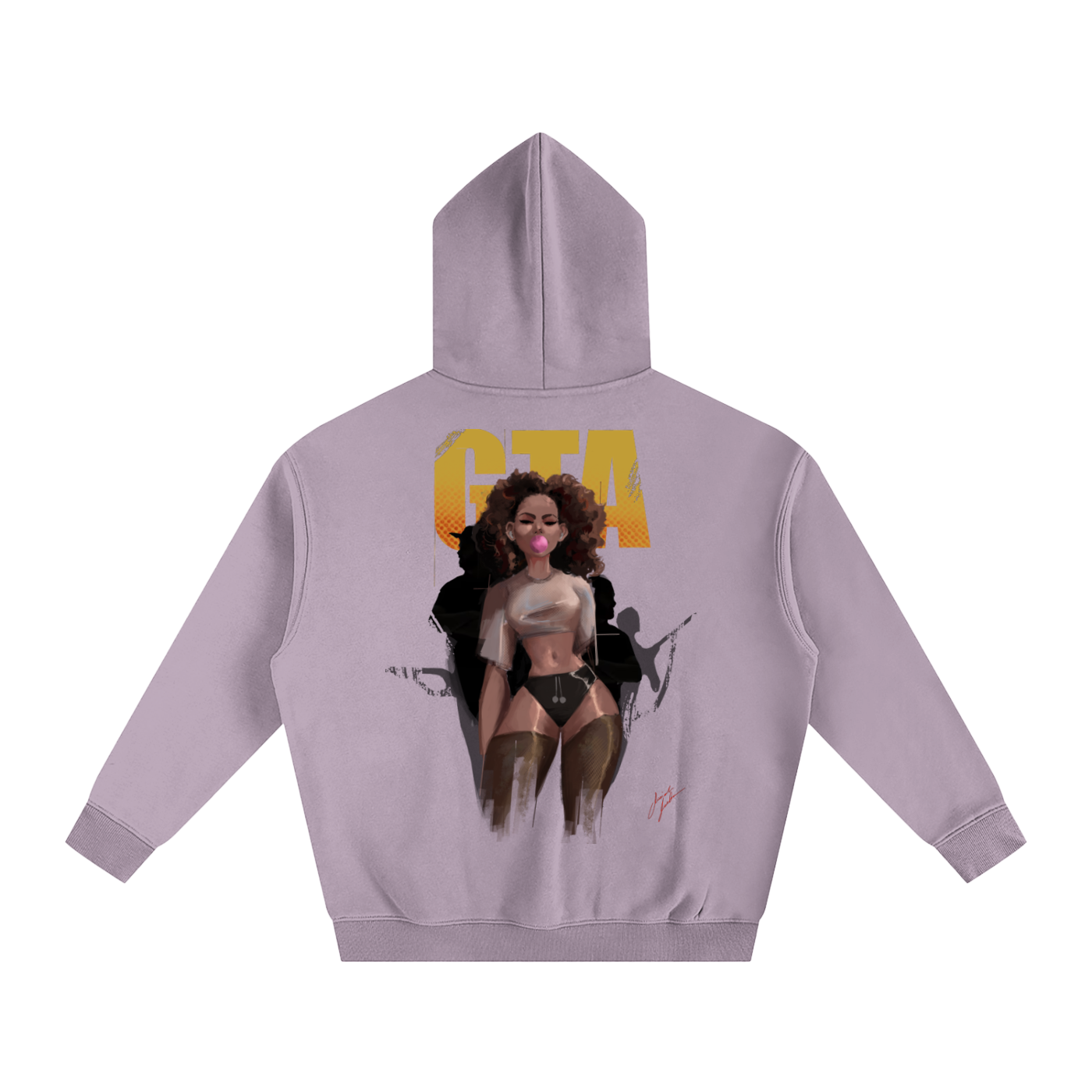 Obey N $urive Oversize Fleeced Hoodie