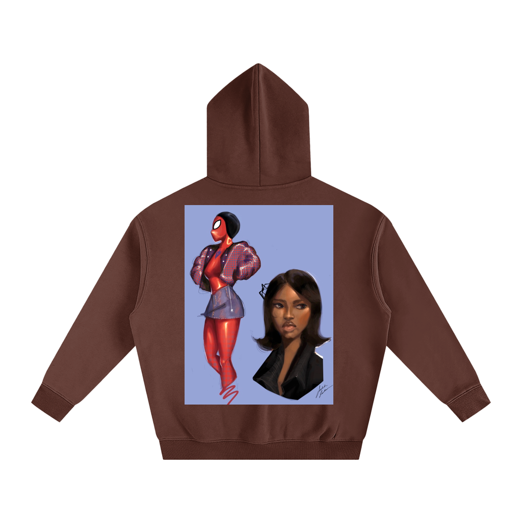Paige Parker Oversize Fleeced Hoodie