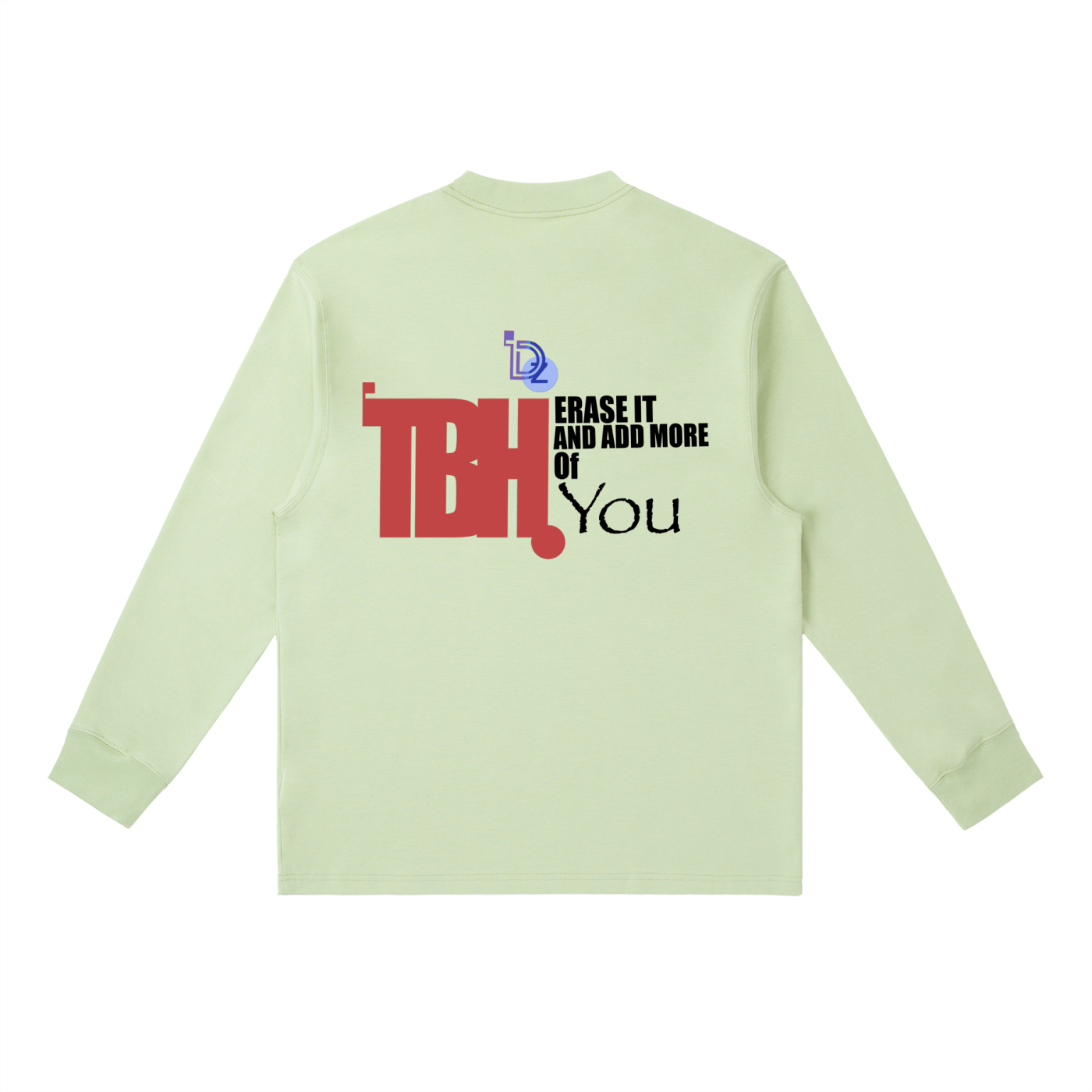 To be Honest Essential Crewneck Long-Sleeve T-Shirt