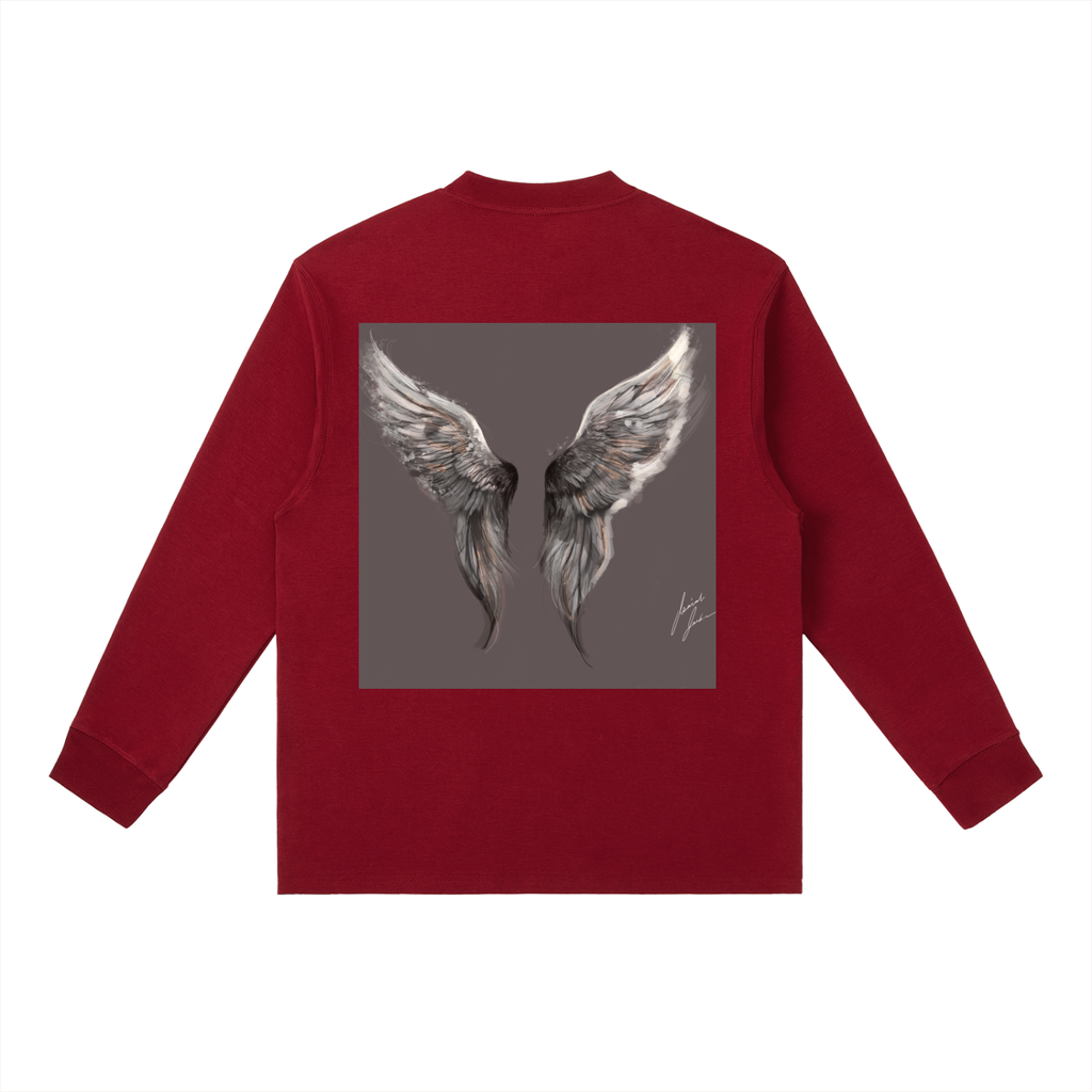 Wings Above Essential Crewneck Long-Sleeve T-Shirt