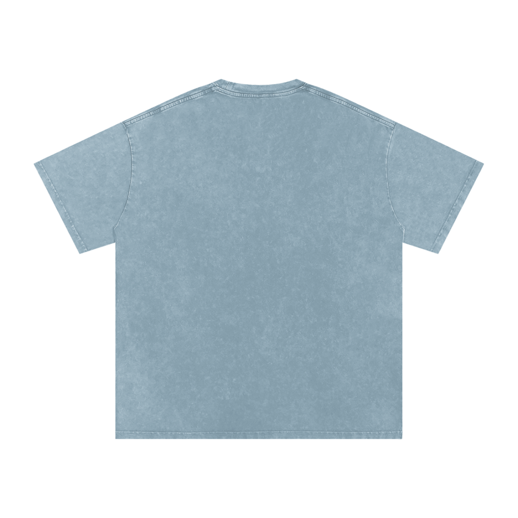 I'm Simply God's Creation Snow Washed Oversized Cotton T-Shirt