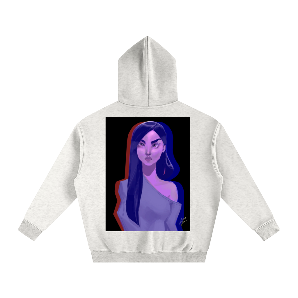 Focused Oversize Fleeced Hoodie