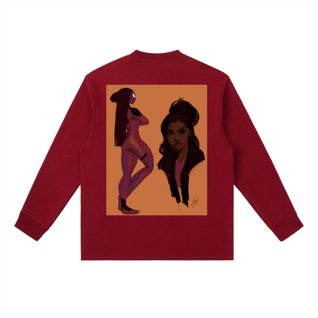 In Another Universe Essential Crewneck Long-Sleeve T-Shirt