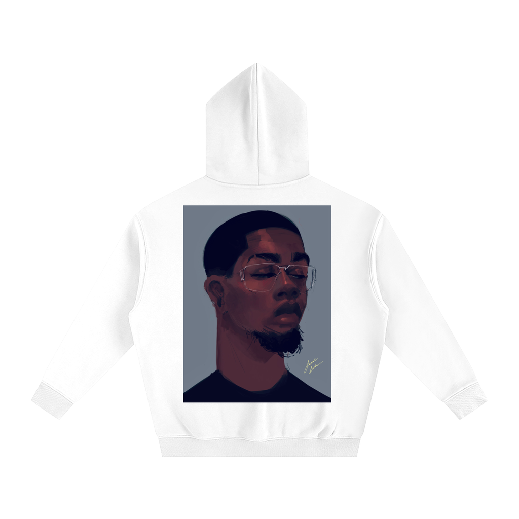 About Him Oversize Fleeced Hoodie