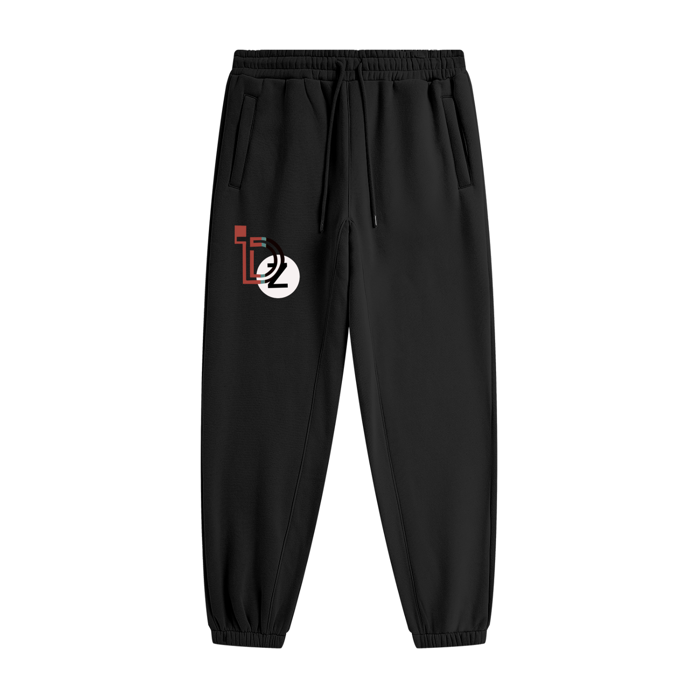 Logo Streetwear Unisex Fleece Joggers