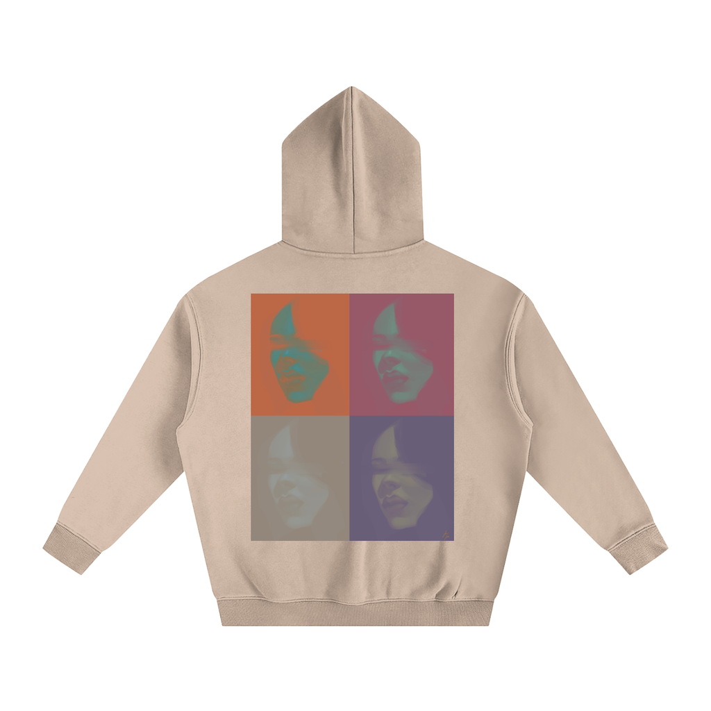 Hidden In Colors Oversize Fleeced Hoodie