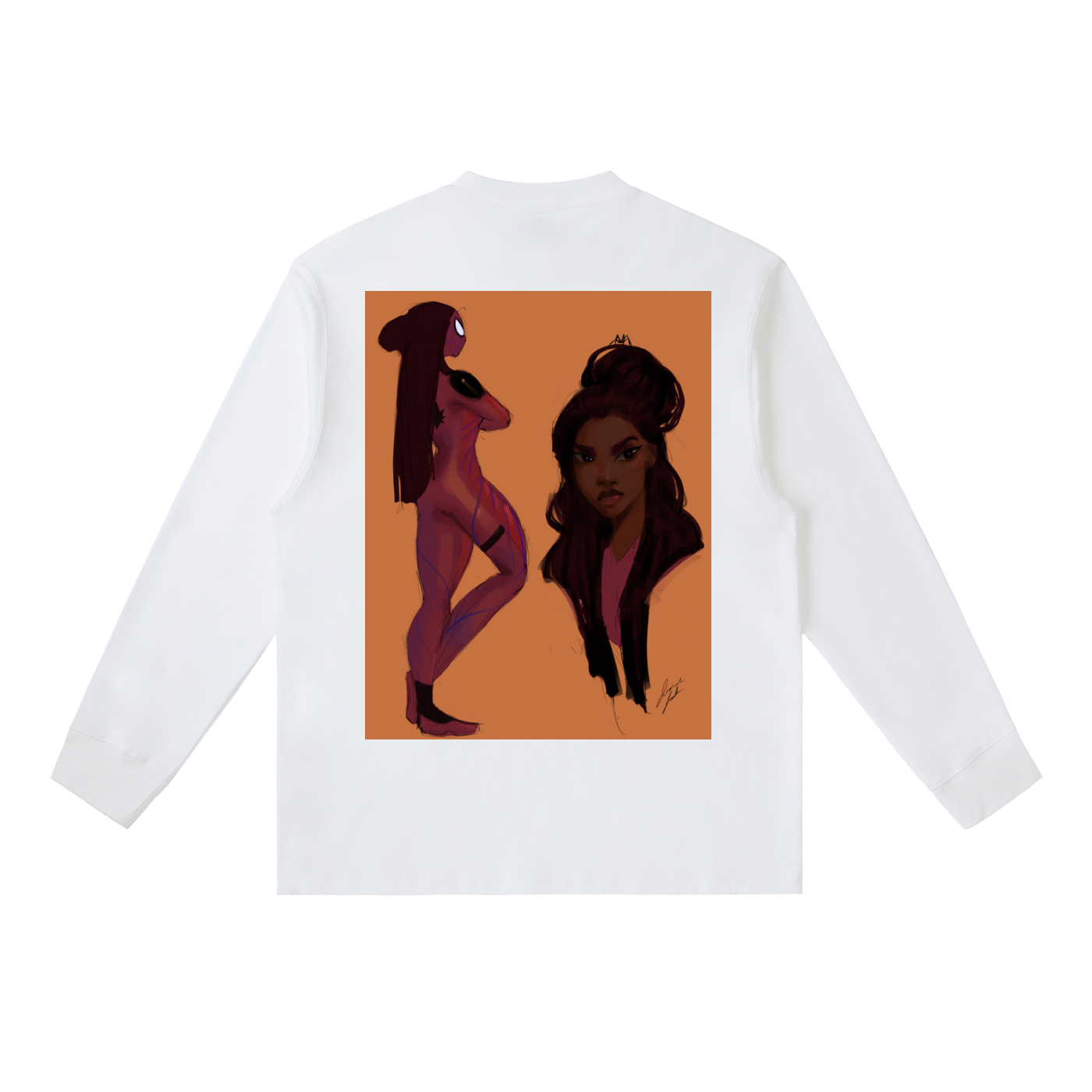 In Another Universe Essential Crewneck Long-Sleeve T-Shirt