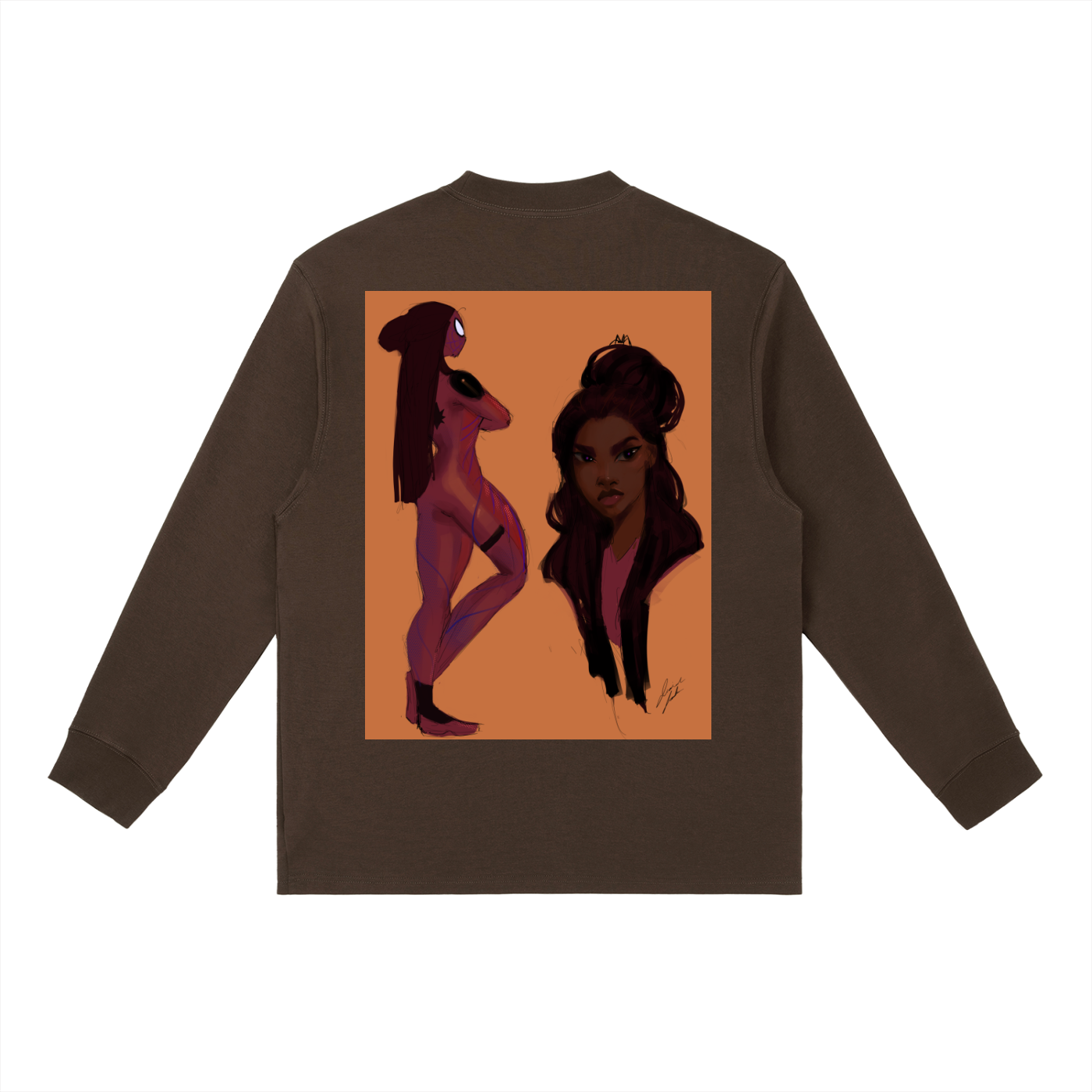 In Another Universe Essential Crewneck Long-Sleeve T-Shirt
