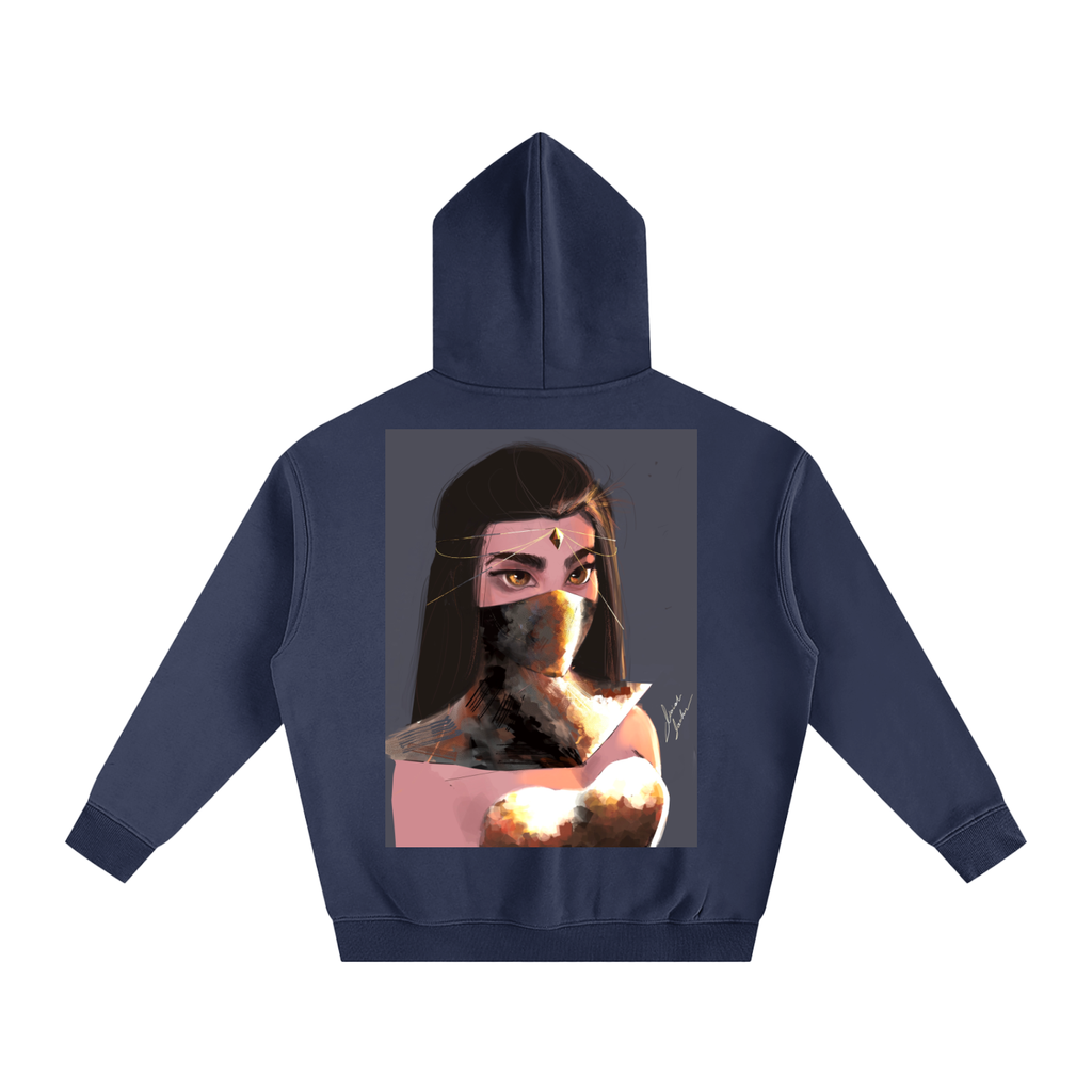 Sapphire's Armer Oversize Fleeced Hoodie