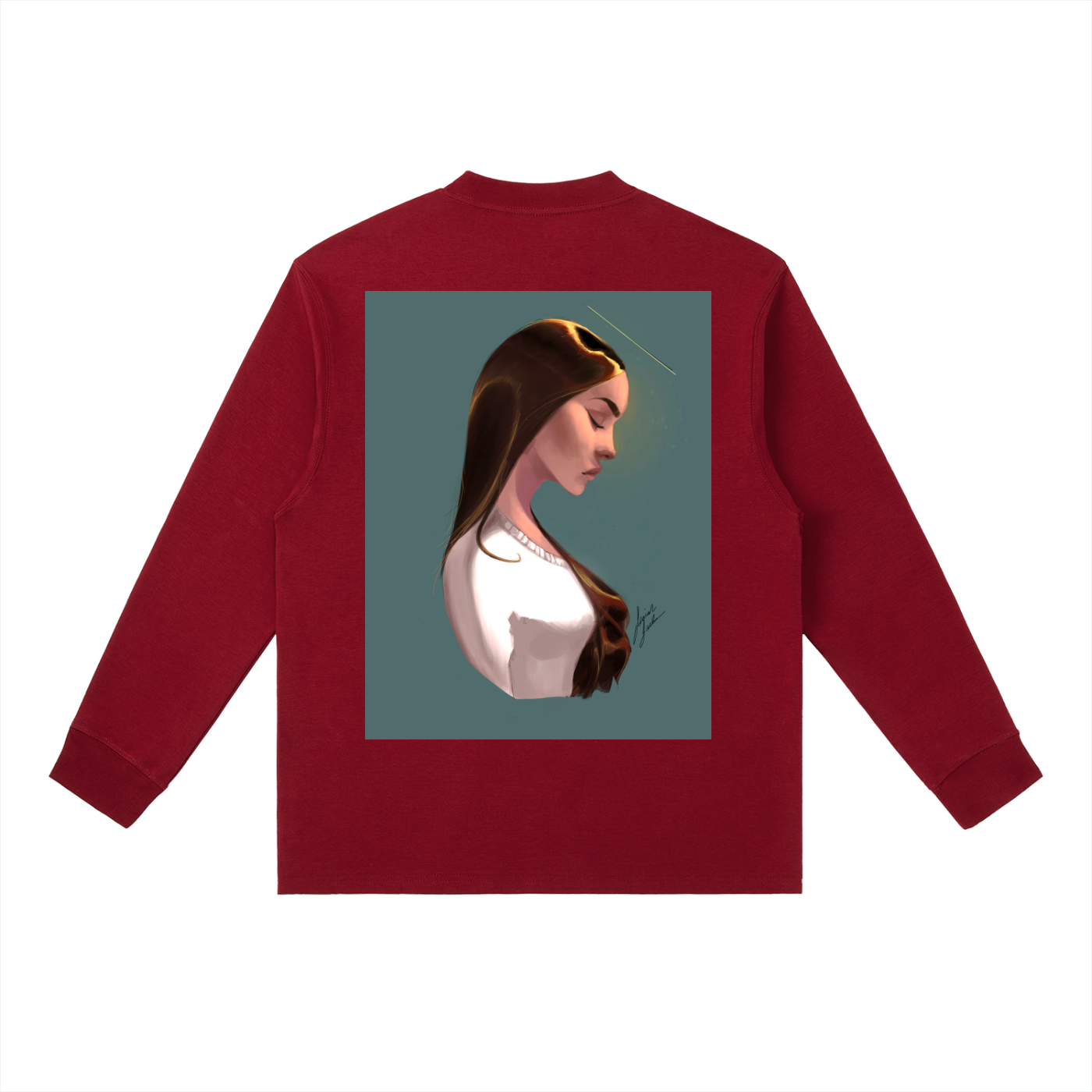 Earth's Angel Essential Crewneck Long-Sleeve T-Shirt