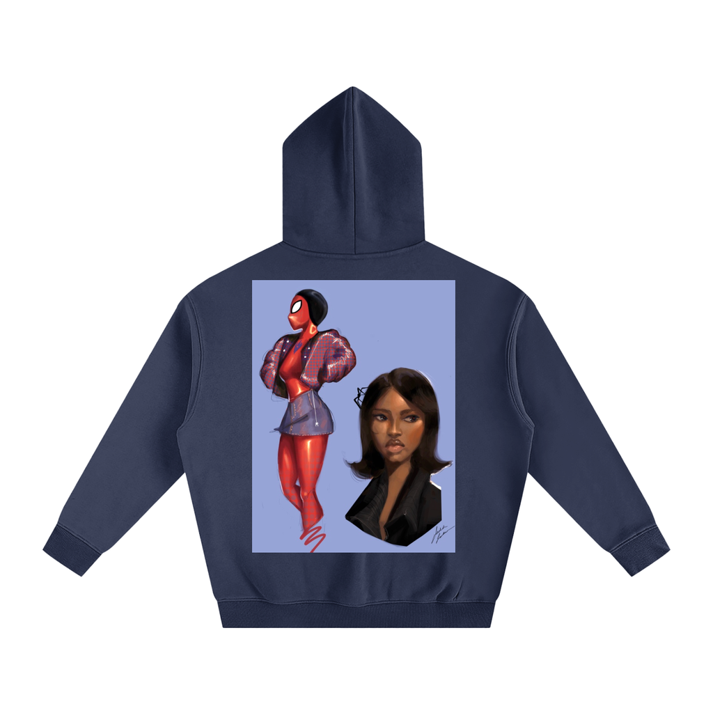 Paige Parker Oversize Fleeced Hoodie