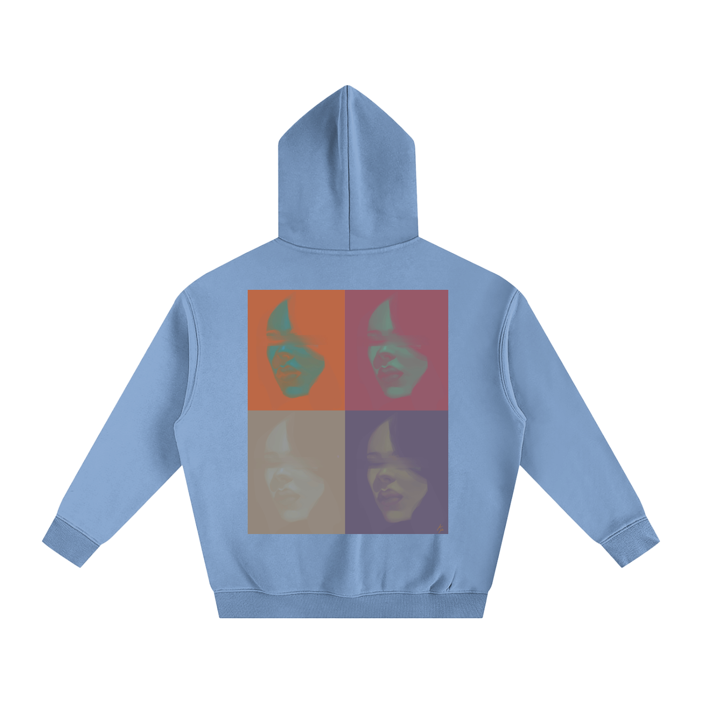 Hidden In Colors Oversize Fleeced Hoodie