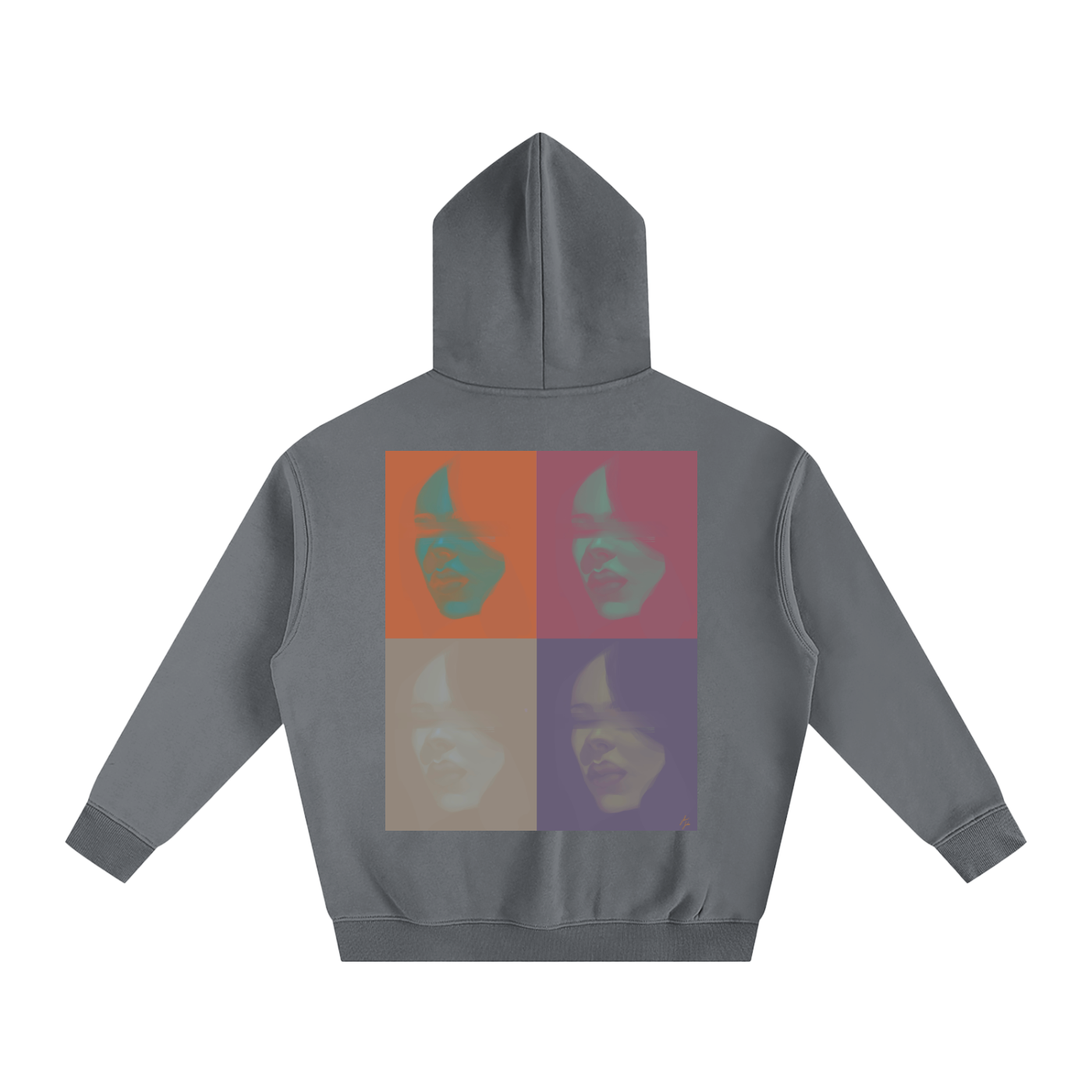 Hidden In Colors Oversize Fleeced Hoodie