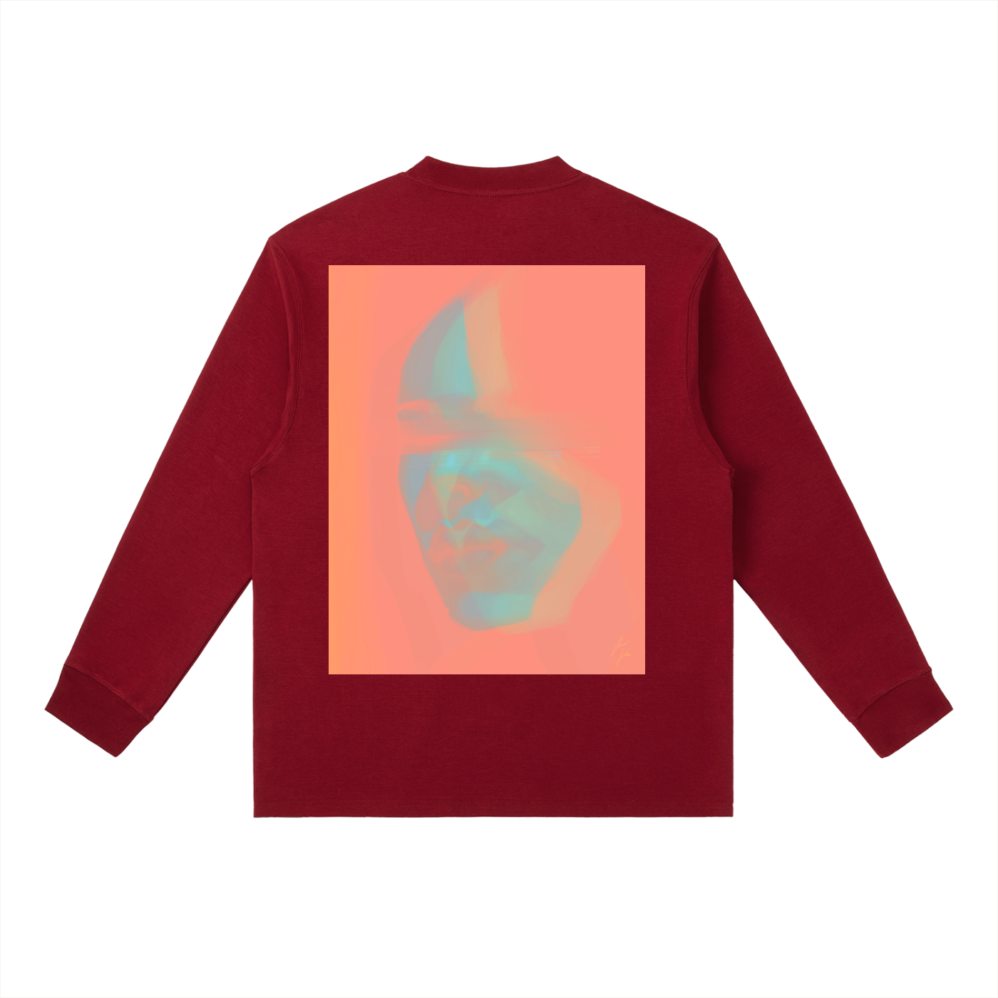 Hidden Face Essential Crewneck Long-Sleeve T-Shirt