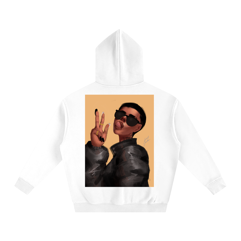Peace or Goodbye Oversize Fleeced Hoodie