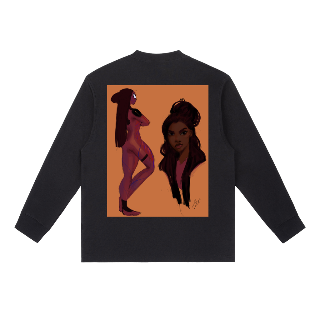 In Another Universe Essential Crewneck Long-Sleeve T-Shirt