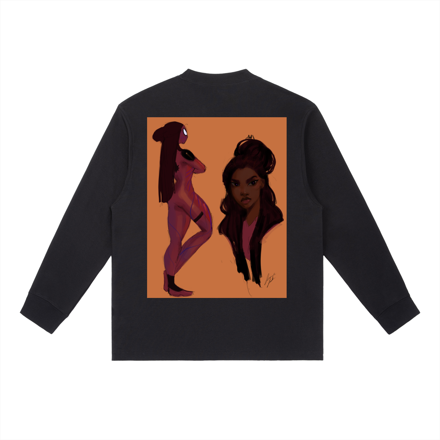 In Another Universe Essential Crewneck Long-Sleeve T-Shirt