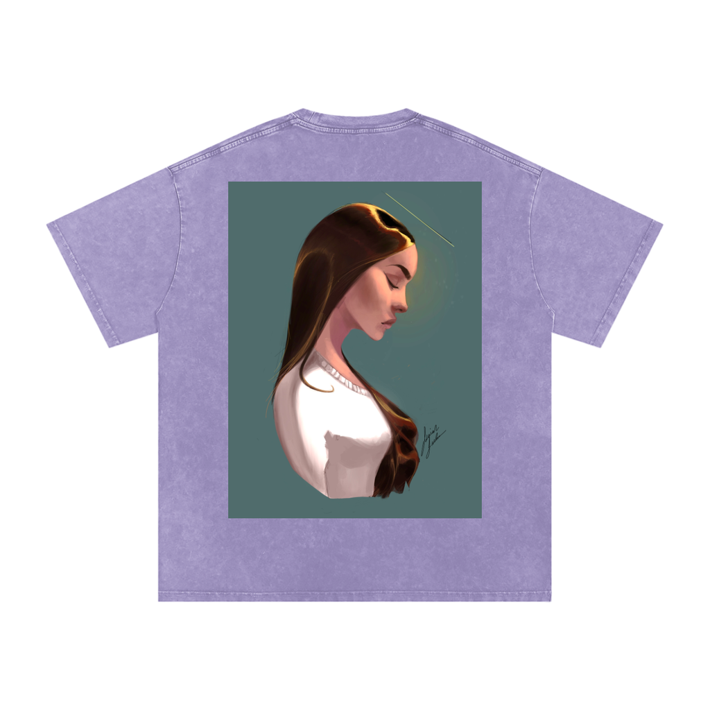 Earth's Angel Acid Wash Oversize T-Shirt - 250 GSM