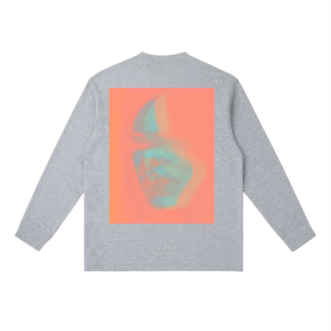 Hidden Face Essential Crewneck Long-Sleeve T-Shirt