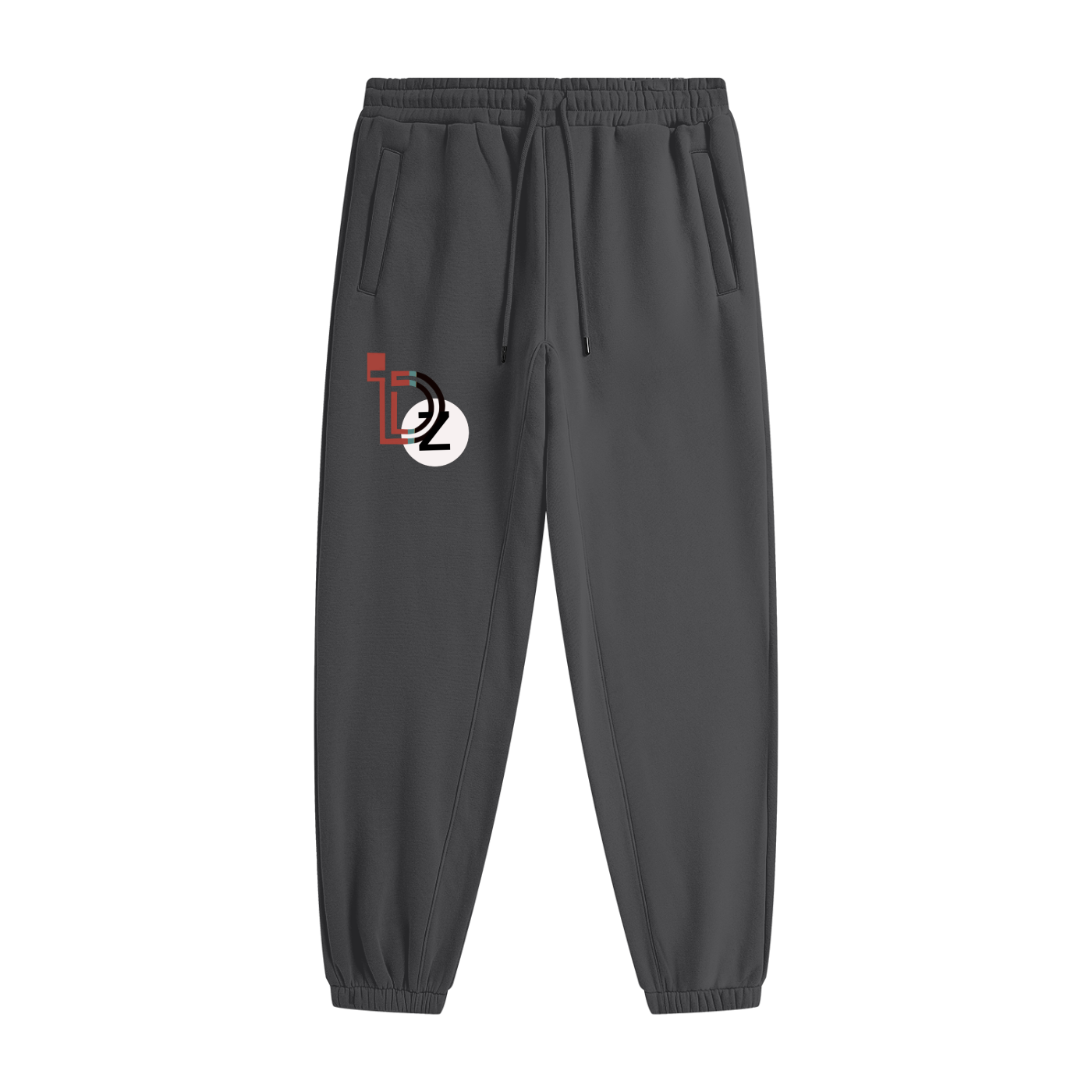 Logo Streetwear Unisex Fleece Joggers