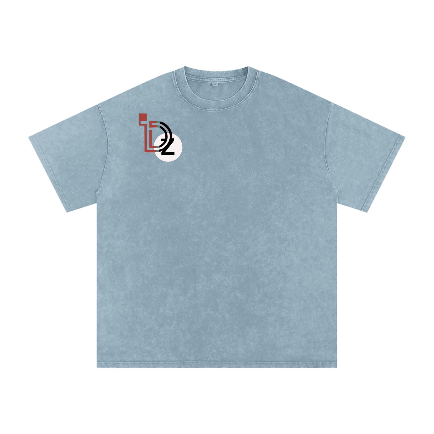 Logo Snow Washed Oversized Cotton T-Shirt
