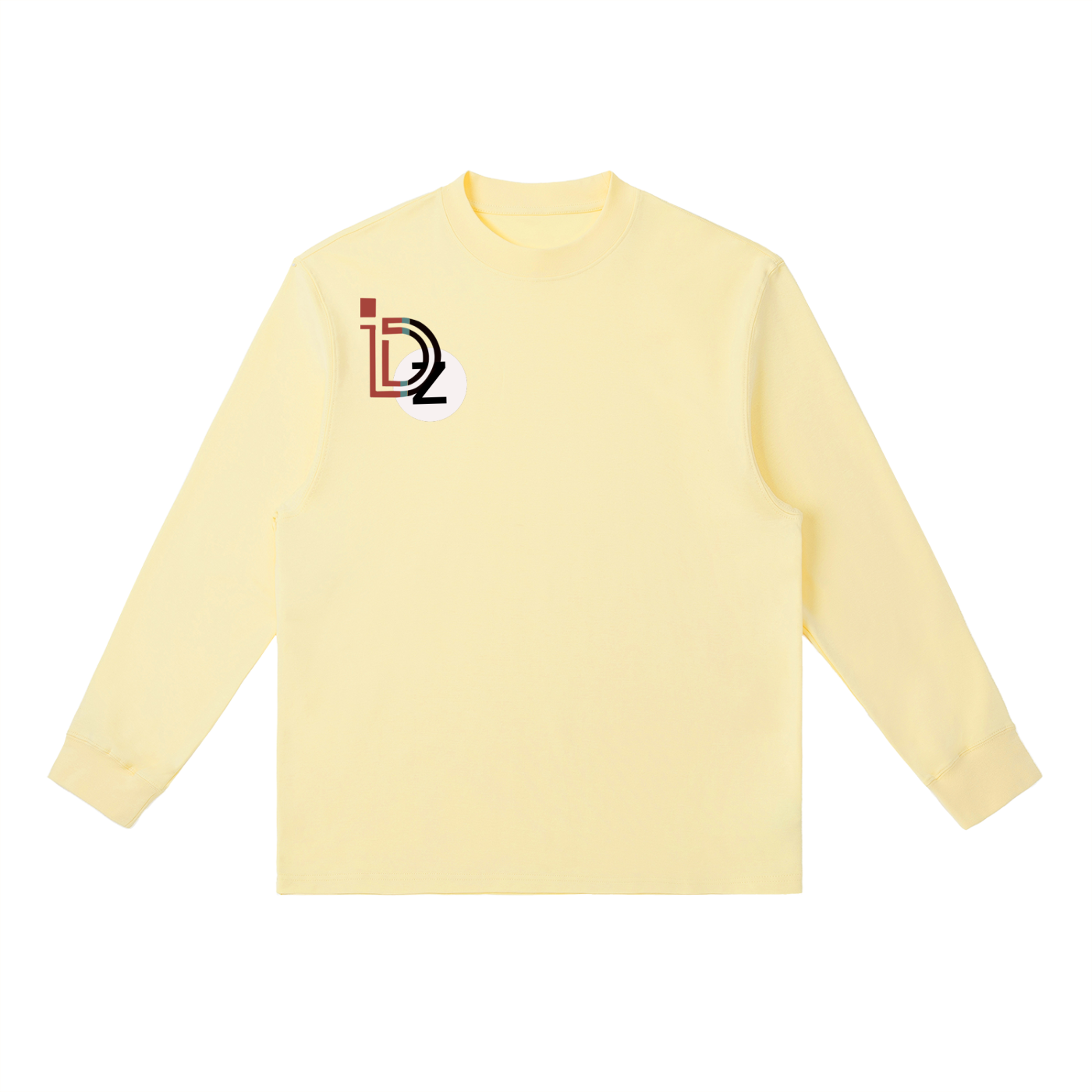 Chocolate's Gold Essential Crewneck Long-Sleeve T-Shirt