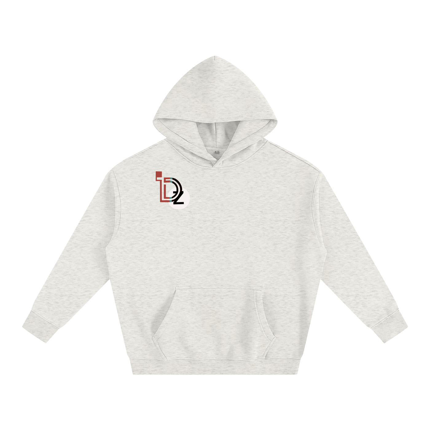 Hidden Face Oversize Fleeced Hoodie