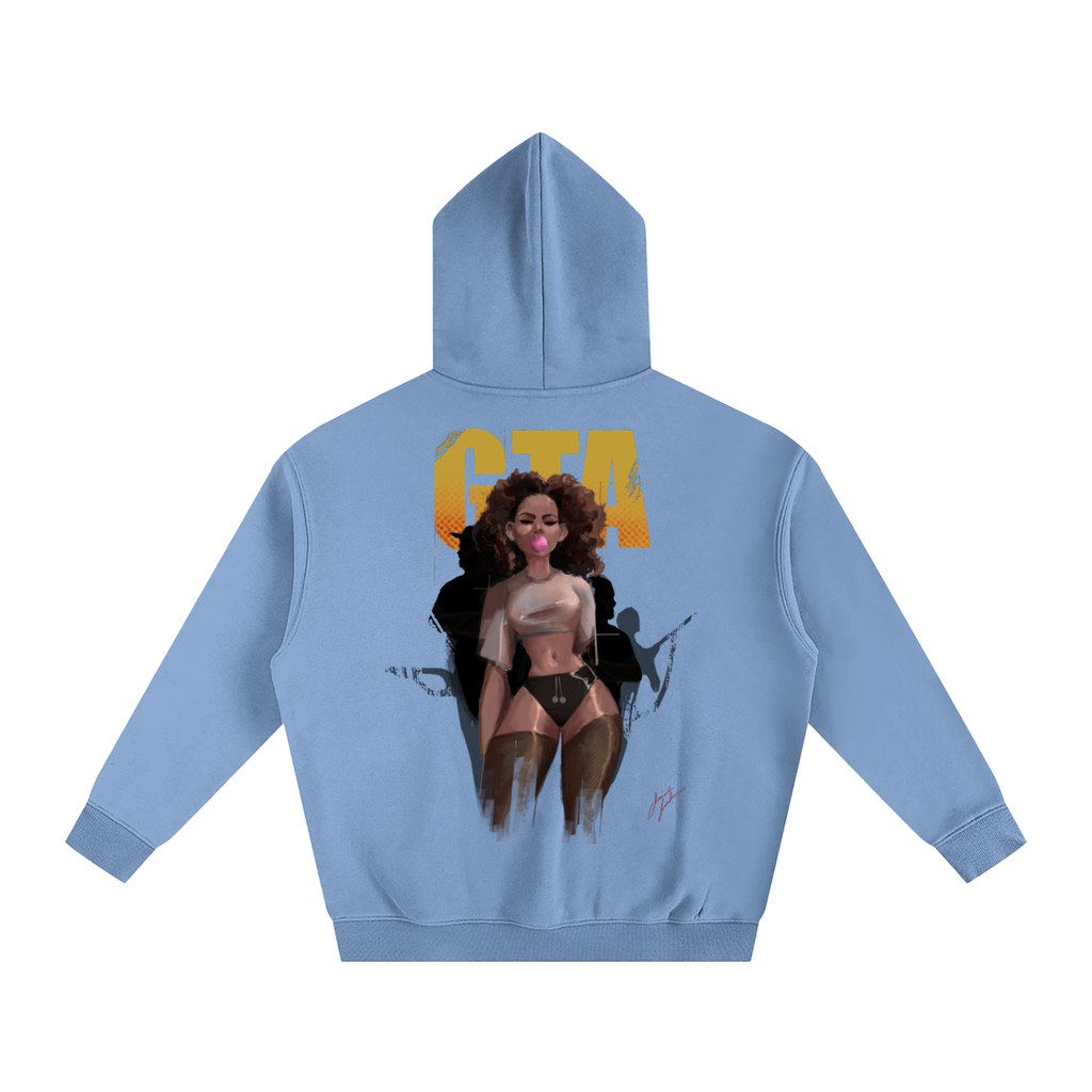 Obey N $urive Oversize Fleeced Hoodie