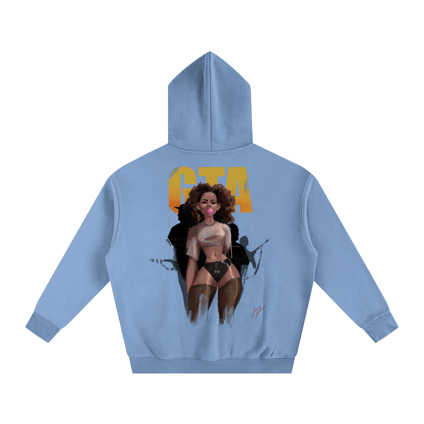 Obey N $urive Oversize Fleeced Hoodie
