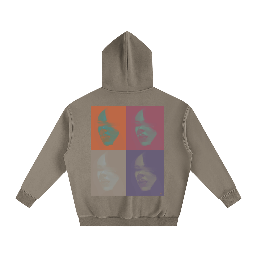 Hidden In Colors Oversize Fleeced Hoodie