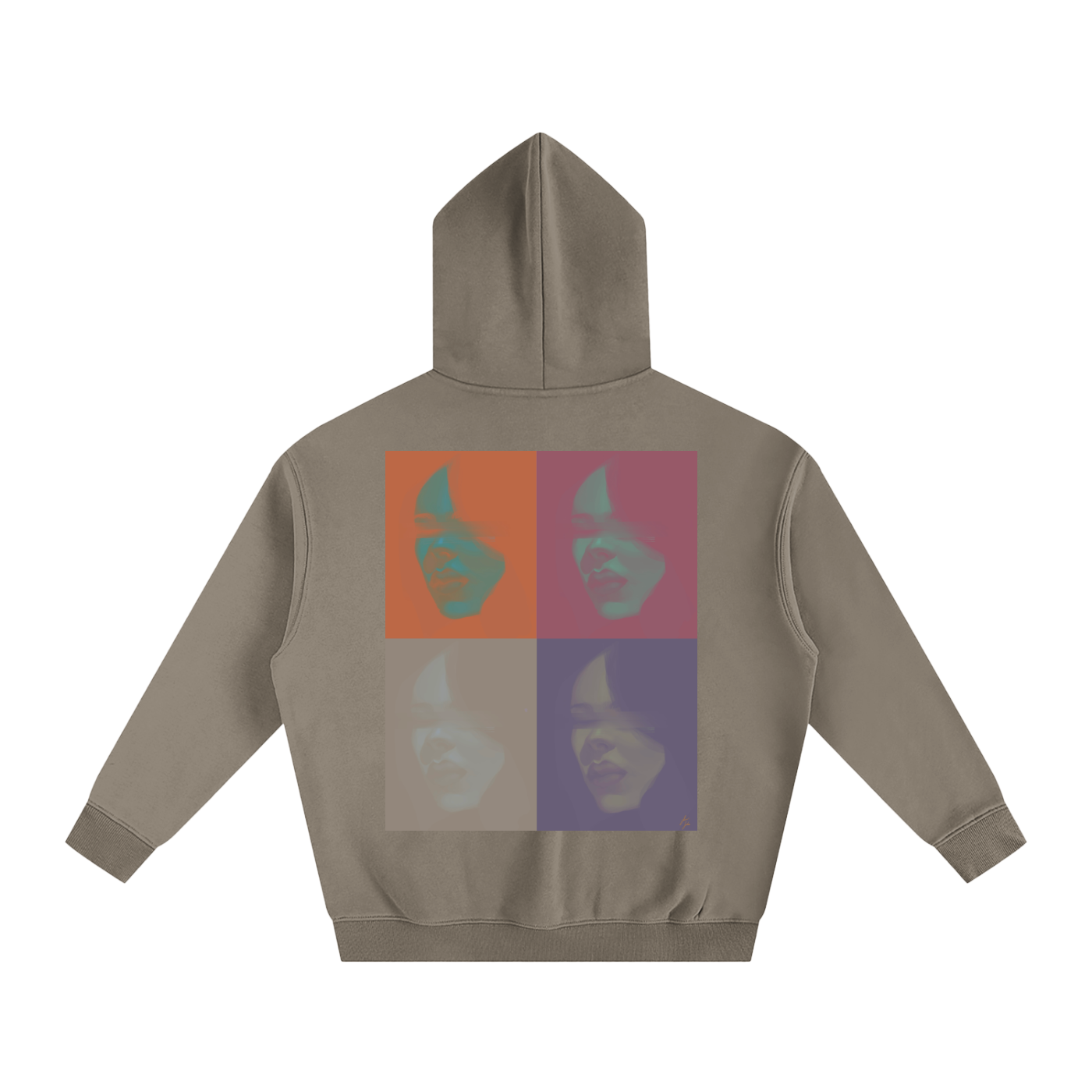 Hidden In Colors Oversize Fleeced Hoodie