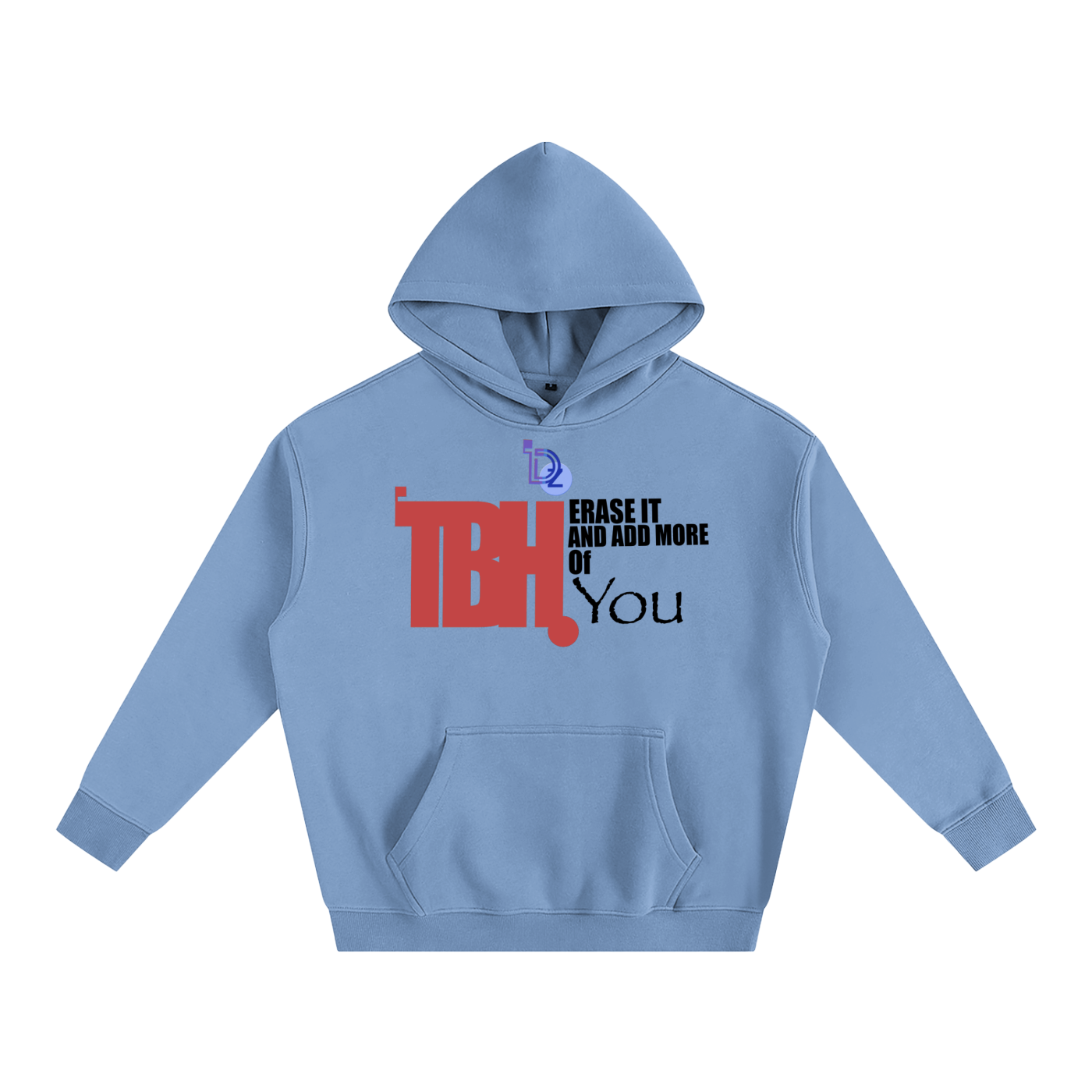 To Be Honest Oversize Fleeced Hoodie