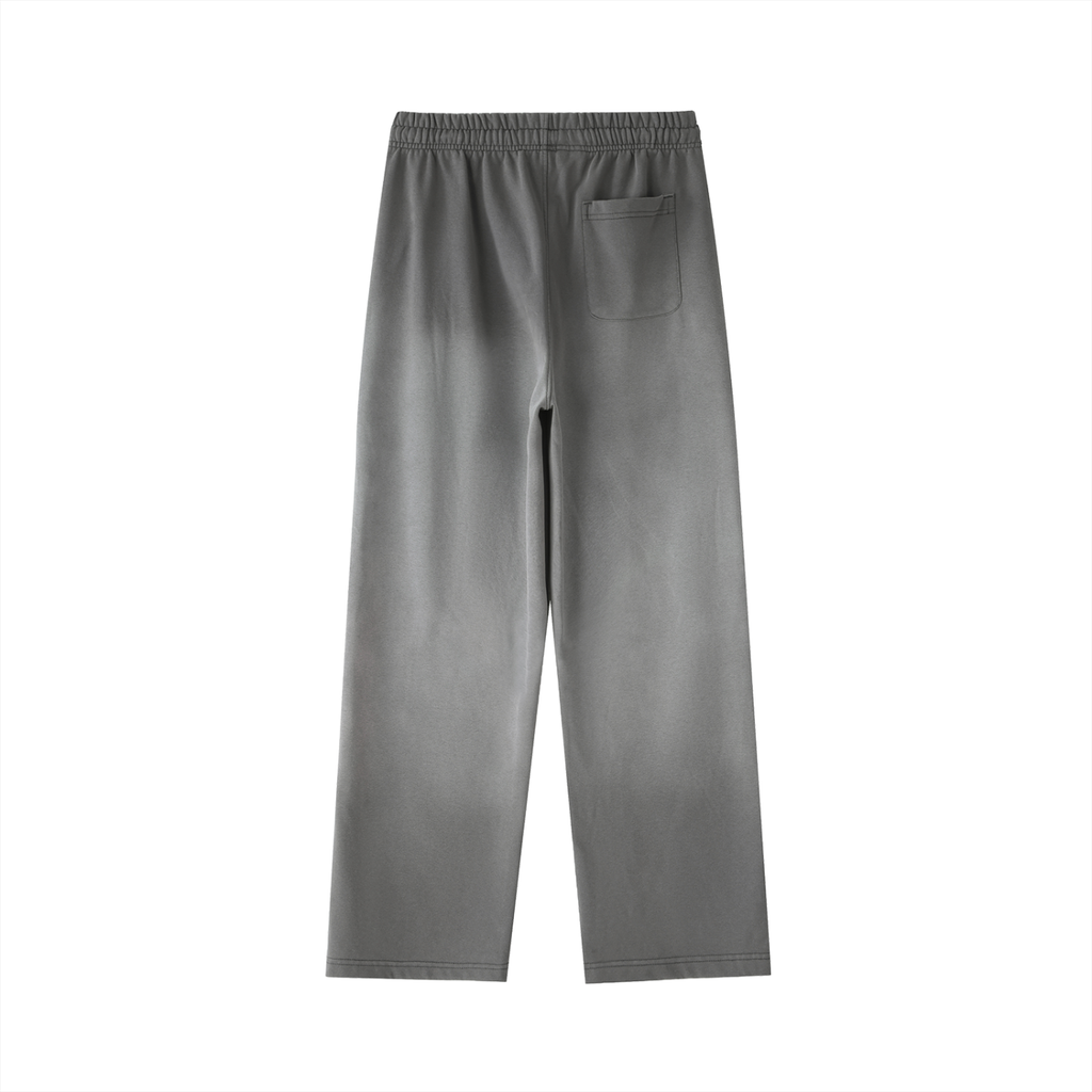 Logo Vintage Washed Gradient Straight-Leg Sweatpants