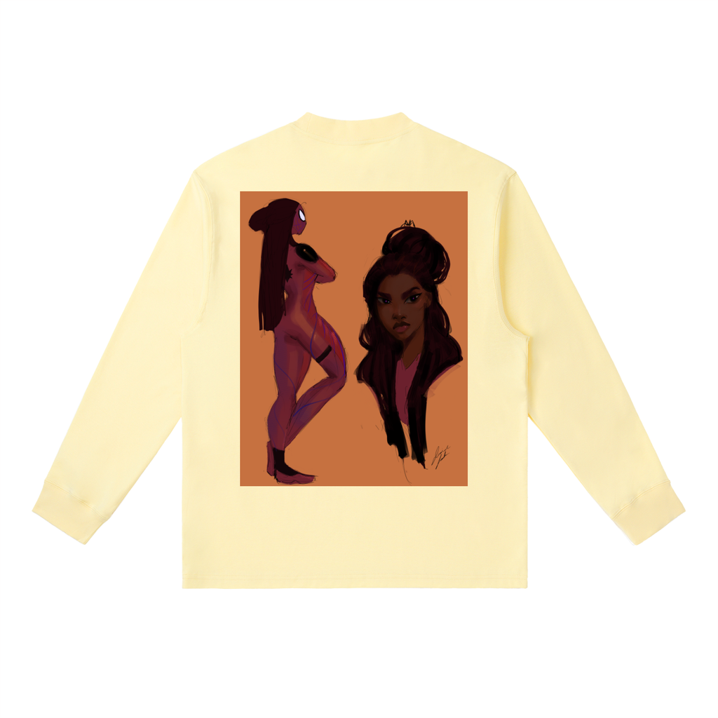 In Another Universe Essential Crewneck Long-Sleeve T-Shirt