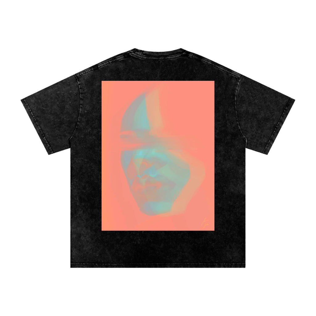 Hidden In Colors Acid Wash Oversize T-Shirt - 250 GSM