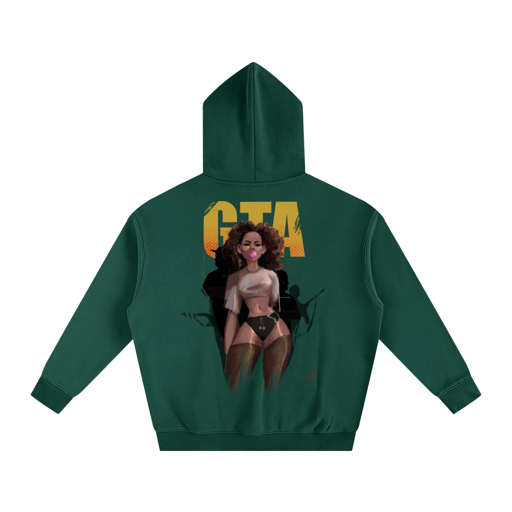 Obey N $urive Oversize Fleeced Hoodie