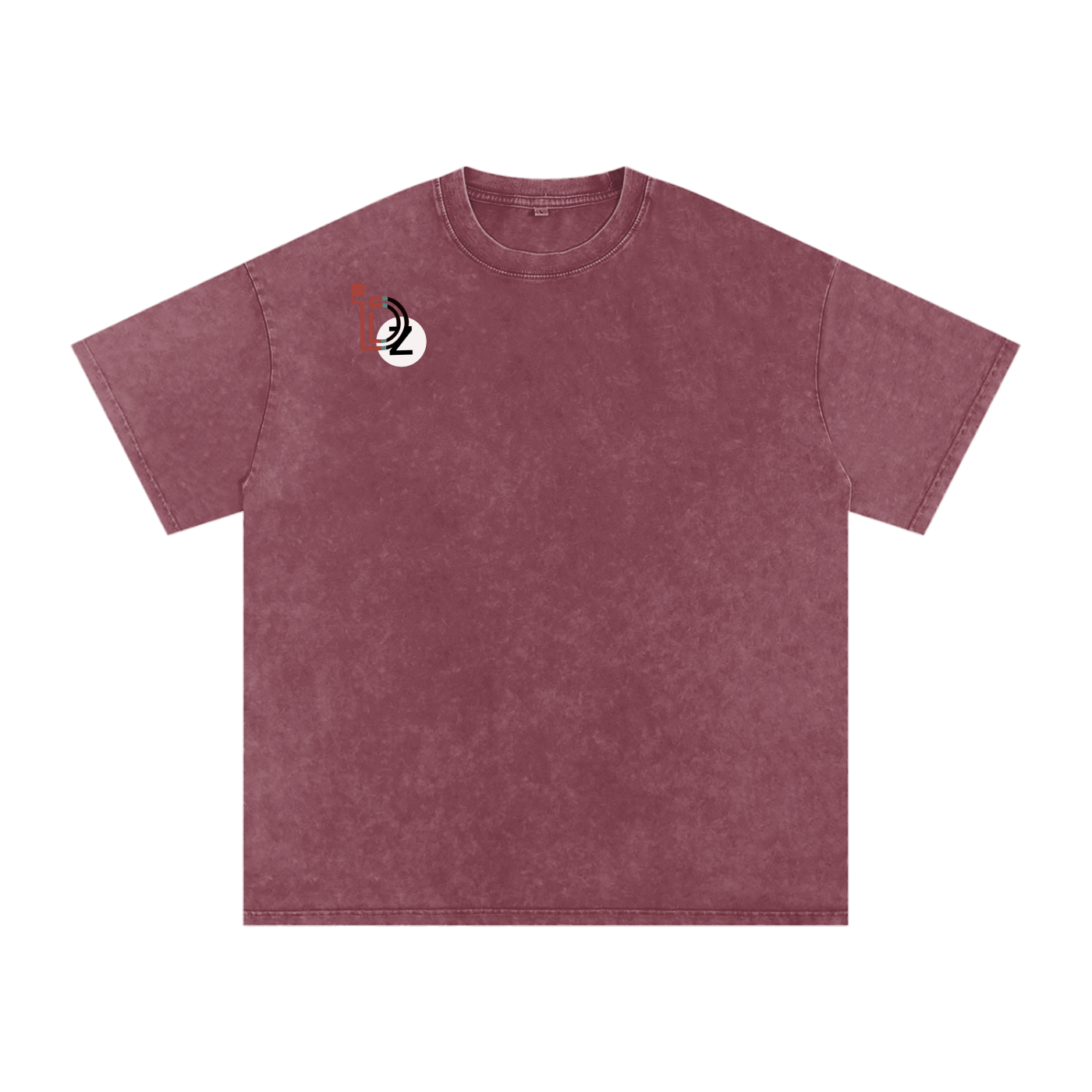 In Another Universe Snow Washed Oversized Cotton T-Shirt