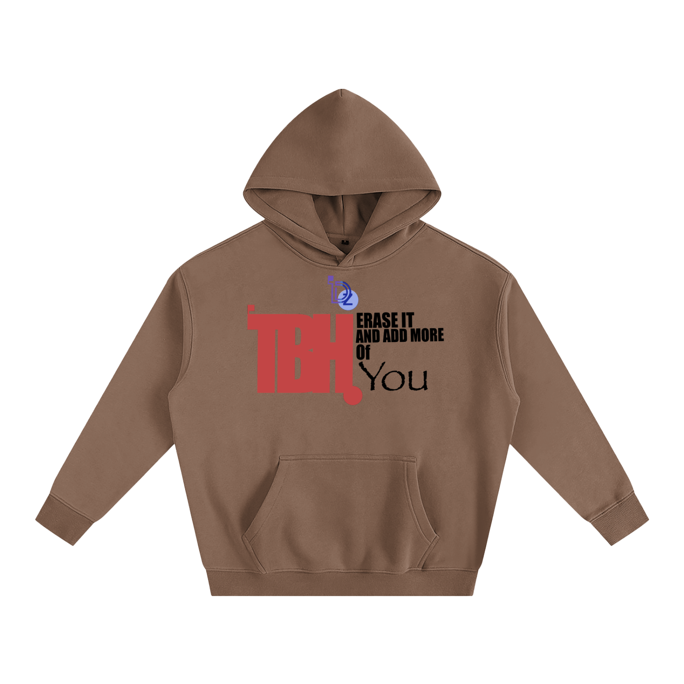 To Be Honest Oversize Fleeced Hoodie