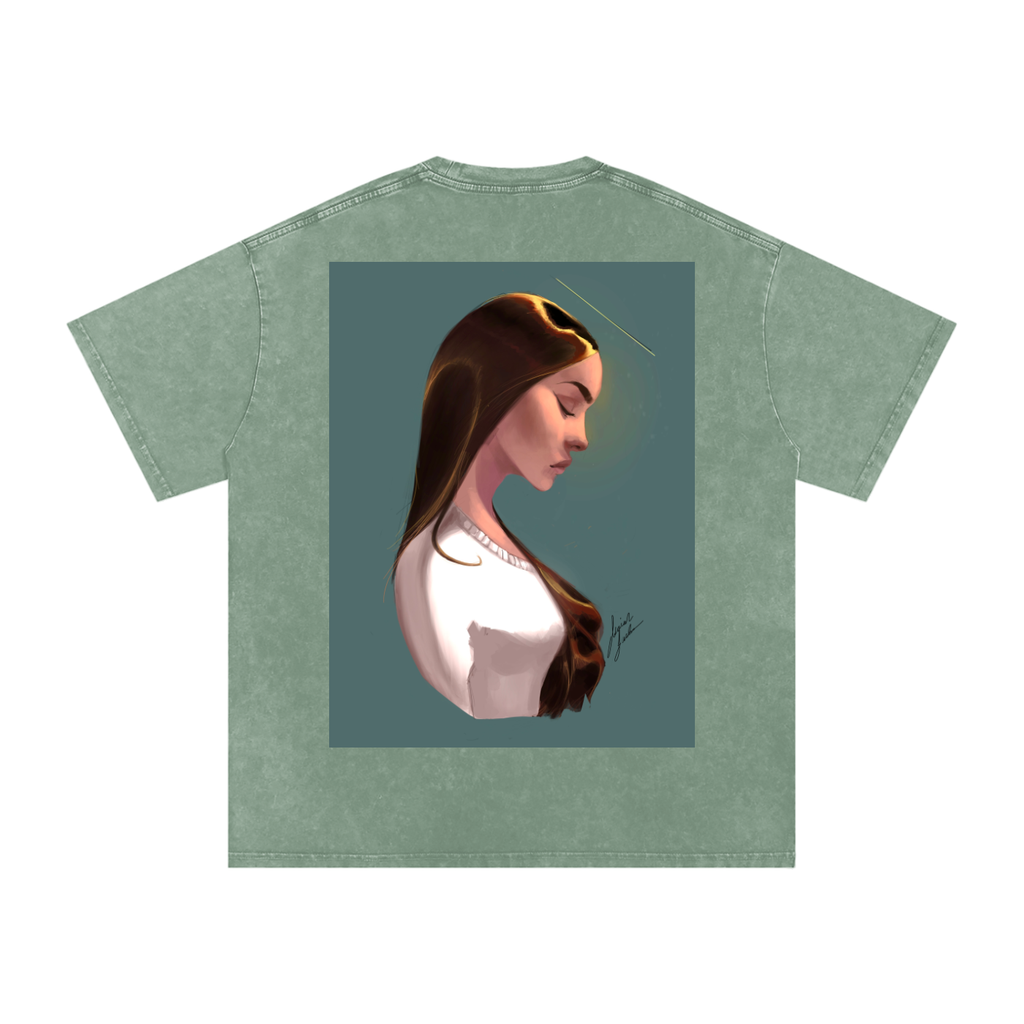 Earth's Angel Acid Wash Oversize T-Shirt - 250 GSM