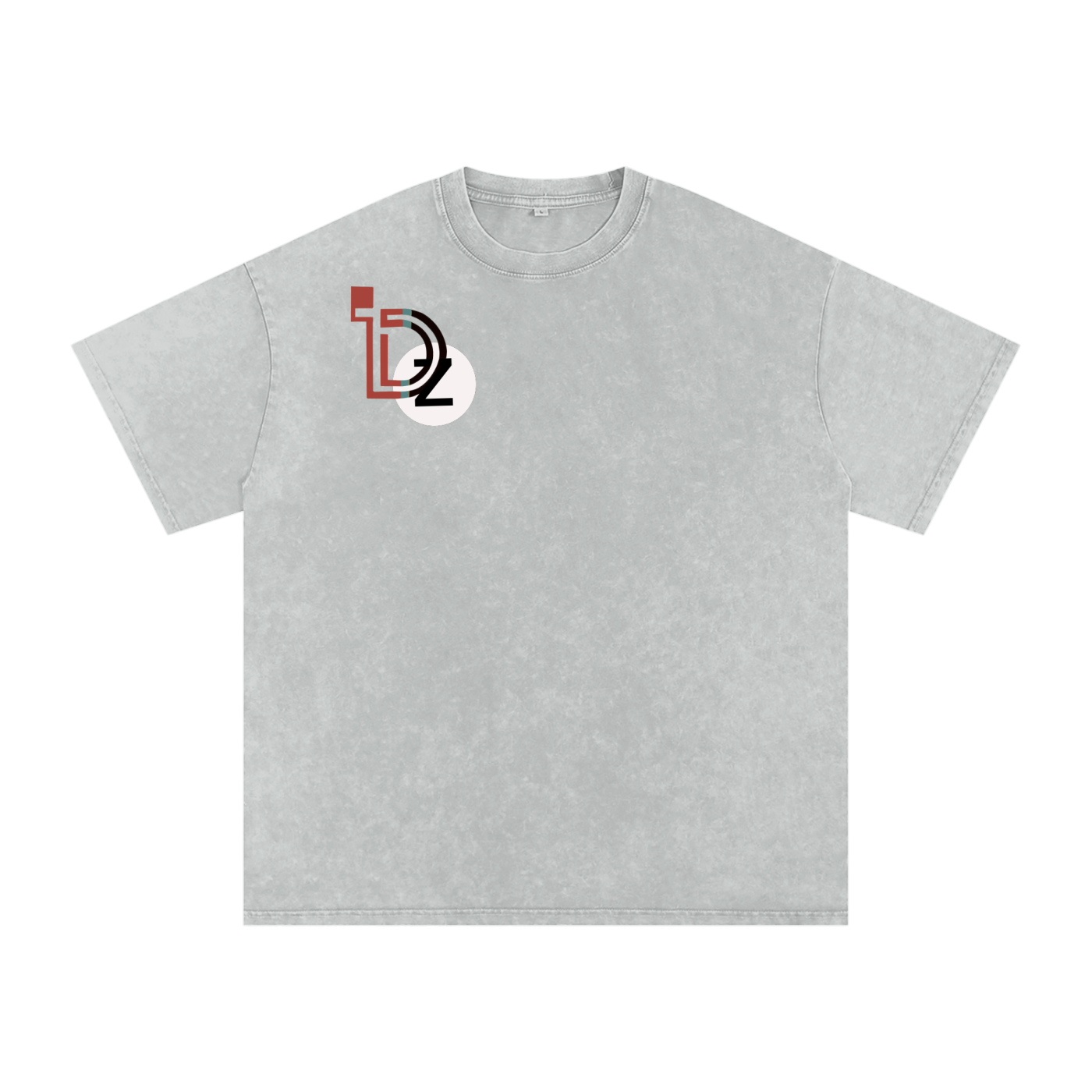 Save Me! Snow Washed Oversized Cotton T-Shirt