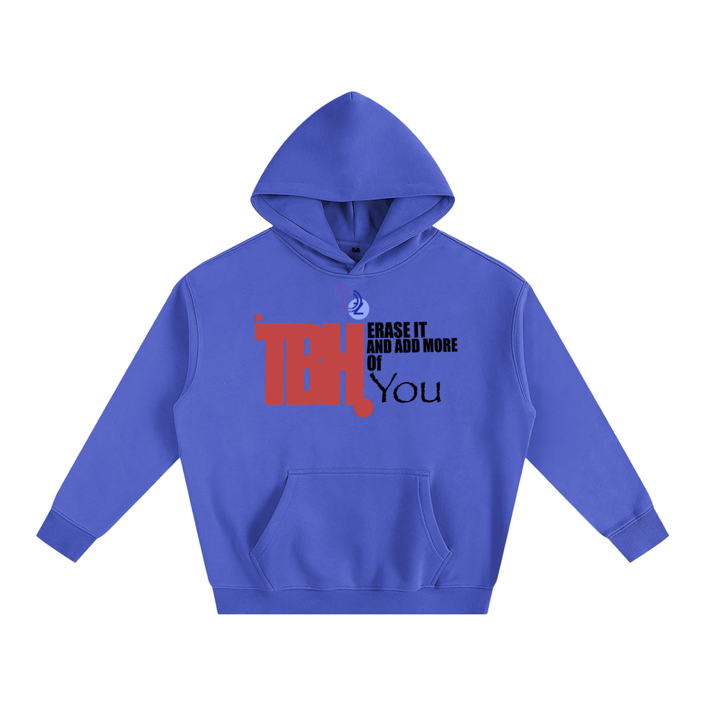 To Be Honest Oversize Fleeced Hoodie