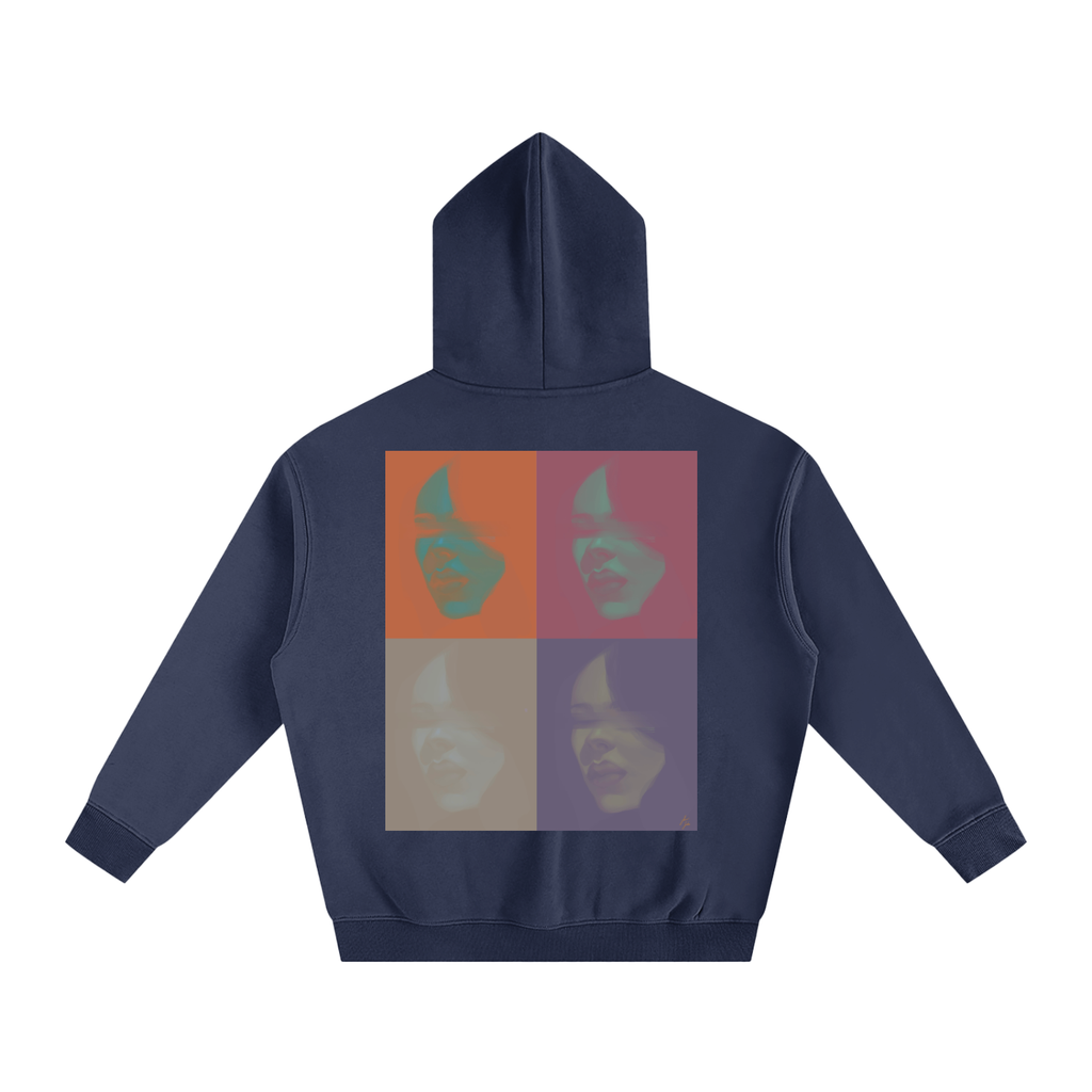 Hidden In Colors Oversize Fleeced Hoodie