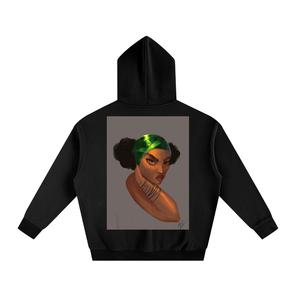Captured Oversize Fleeced Hoodie
