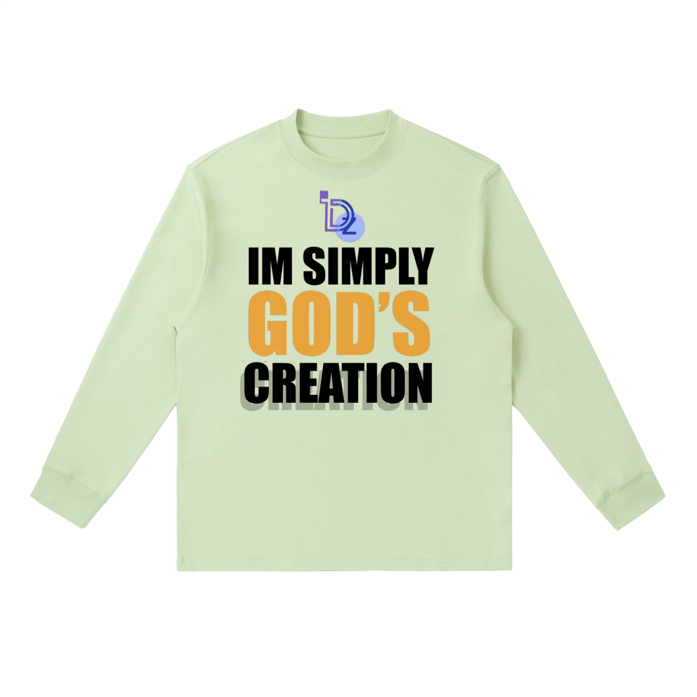 I'm Simply God's Creation Essential Crewneck Long-Sleeve T-Shirt