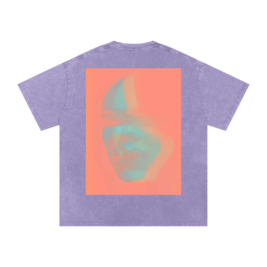 Hidden In Colors Acid Wash Oversize T-Shirt - 250 GSM